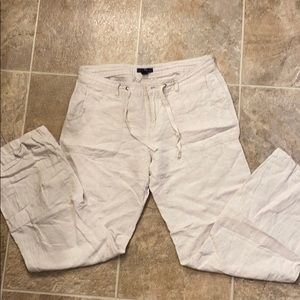 Gap Linen wide leg pants Size 4